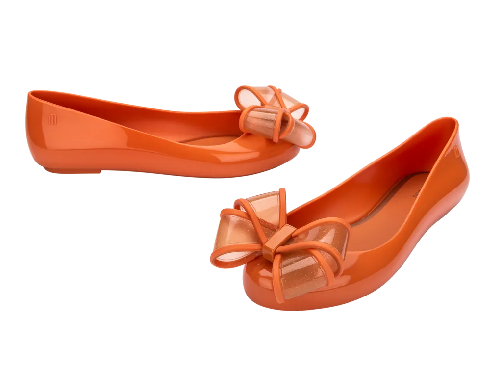 Melissa Sweet Love VI AD Orange Gold Ballerinas