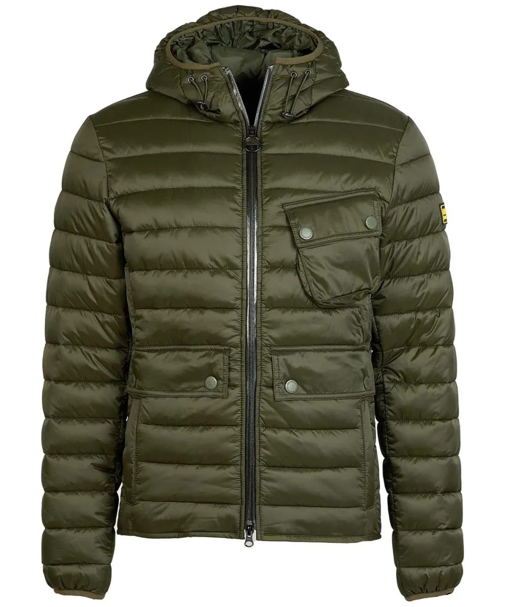 Men’s Barbour International Racer Ouston Hooded Quilted Jacket