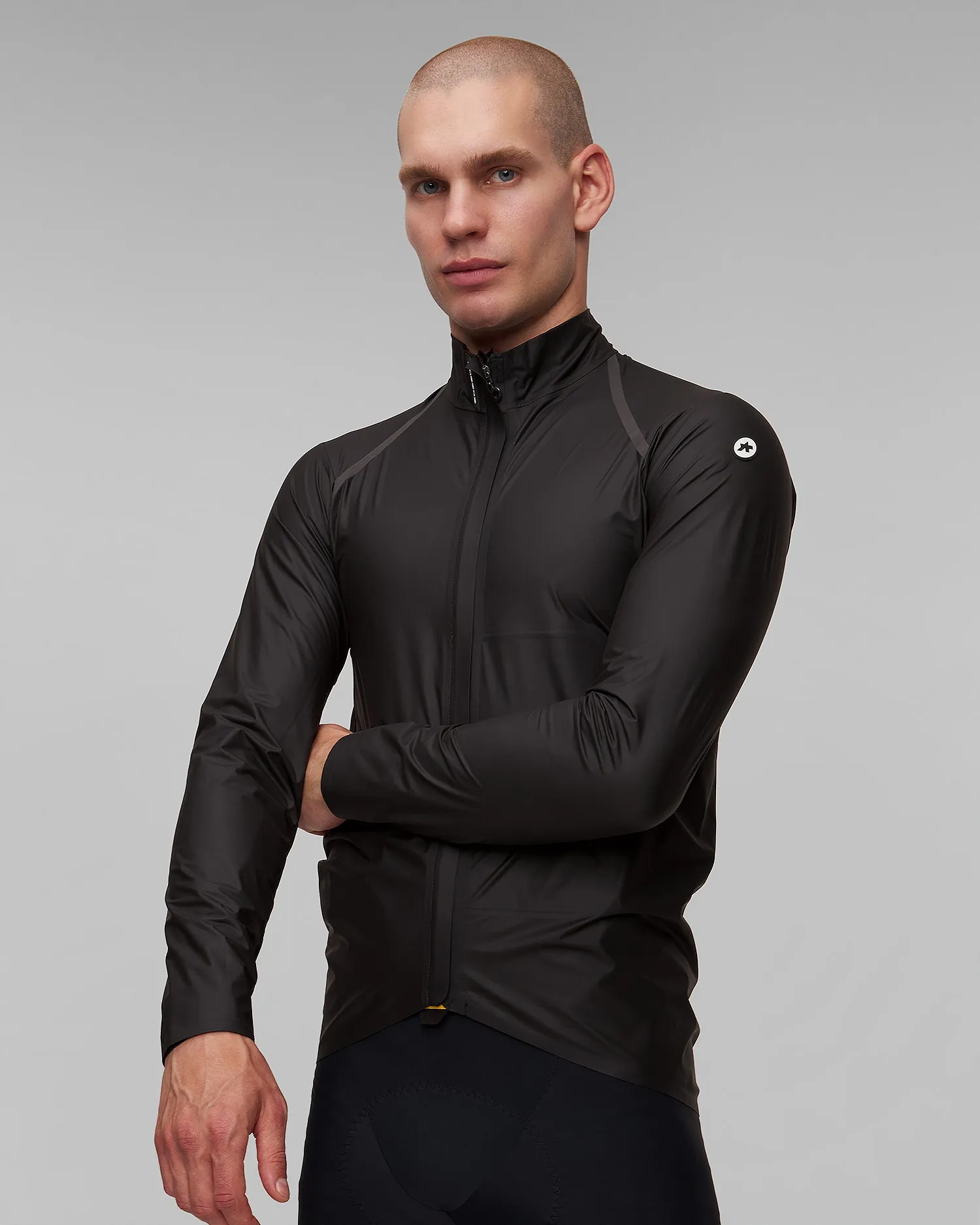 Men’s black Assos Mille Gts Rain Jacket S11 1132393-18