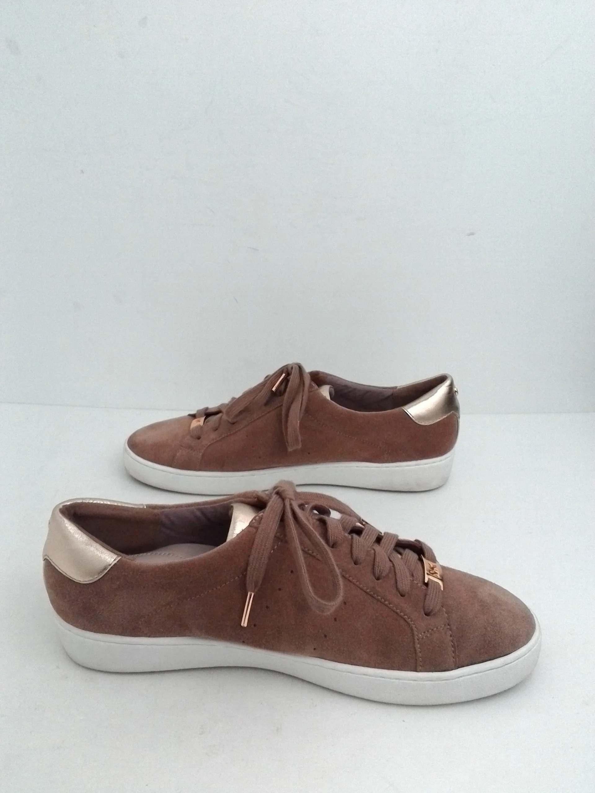 Michael Kors Women's Tan Suede Leather Sneaker Size 11 M