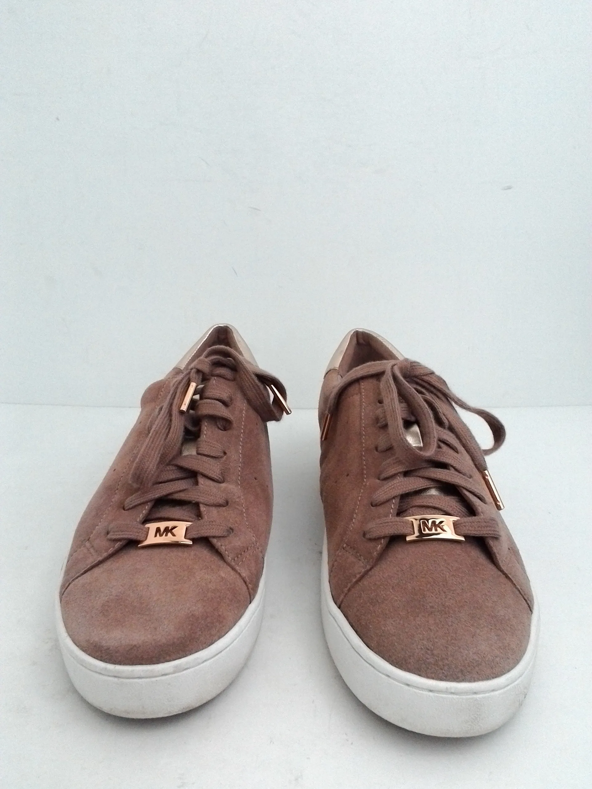 Michael Kors Women's Tan Suede Leather Sneaker Size 11 M