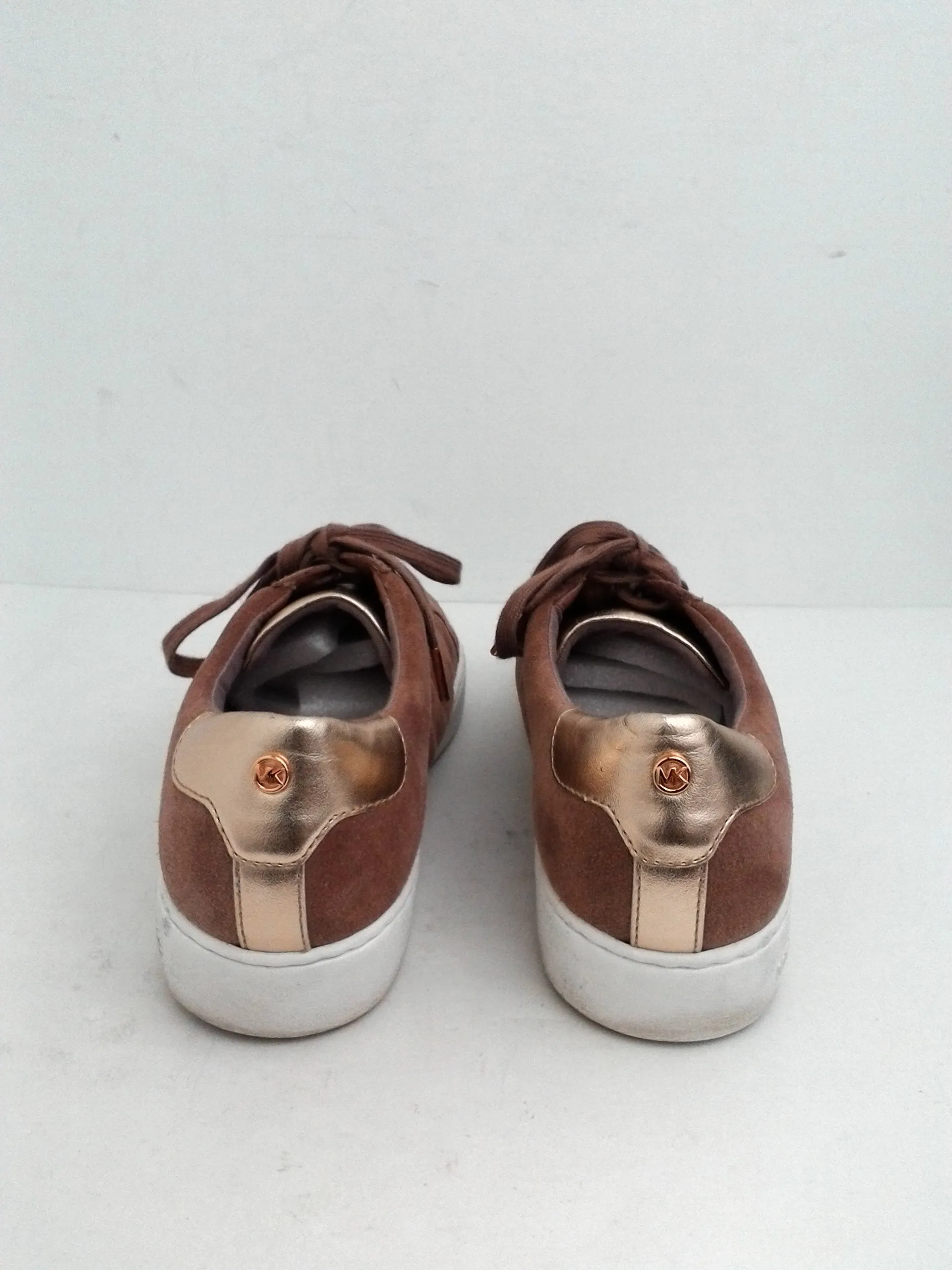 Michael Kors Women's Tan Suede Leather Sneaker Size 11 M