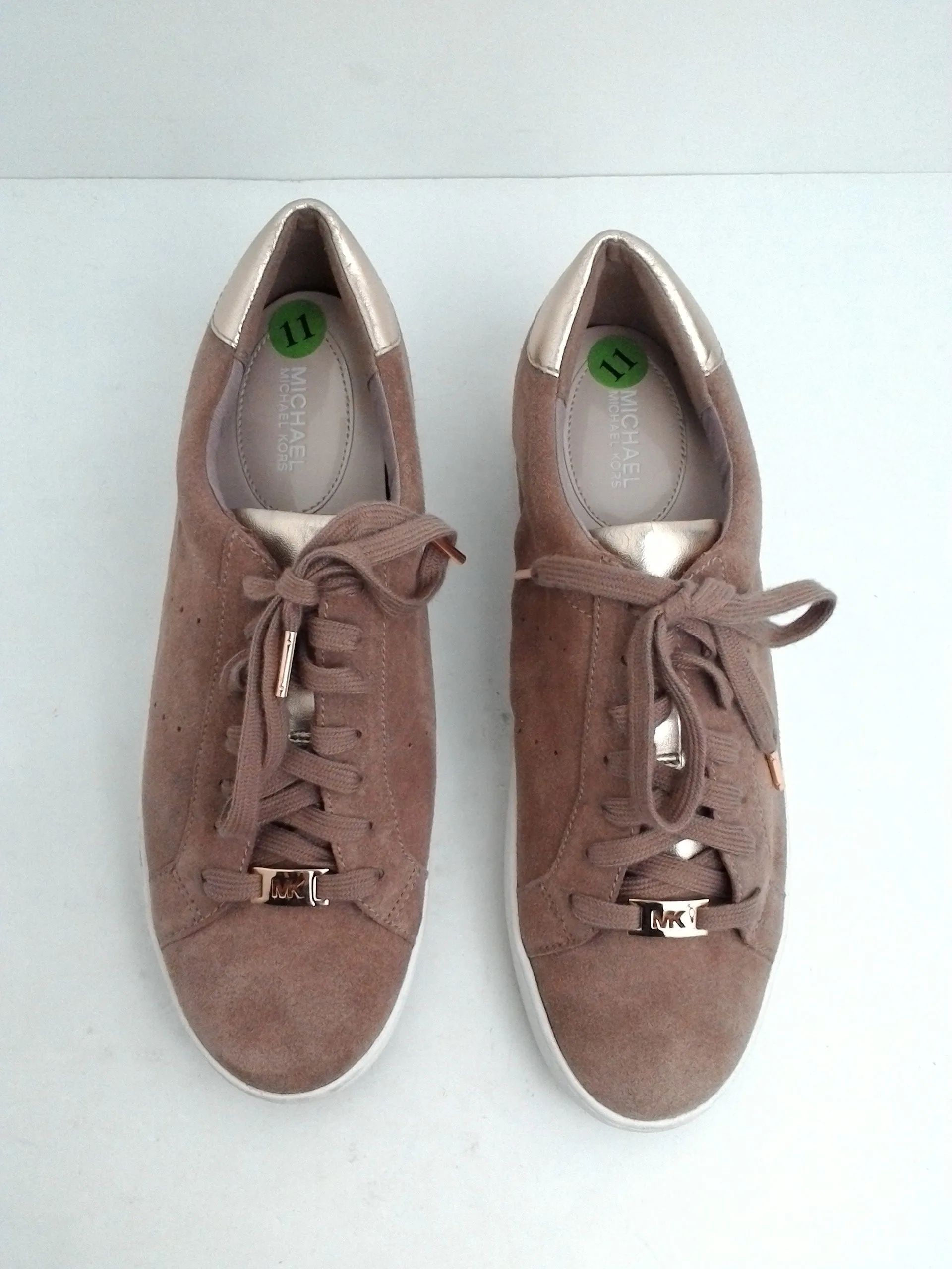 Michael Kors Women's Tan Suede Leather Sneaker Size 11 M