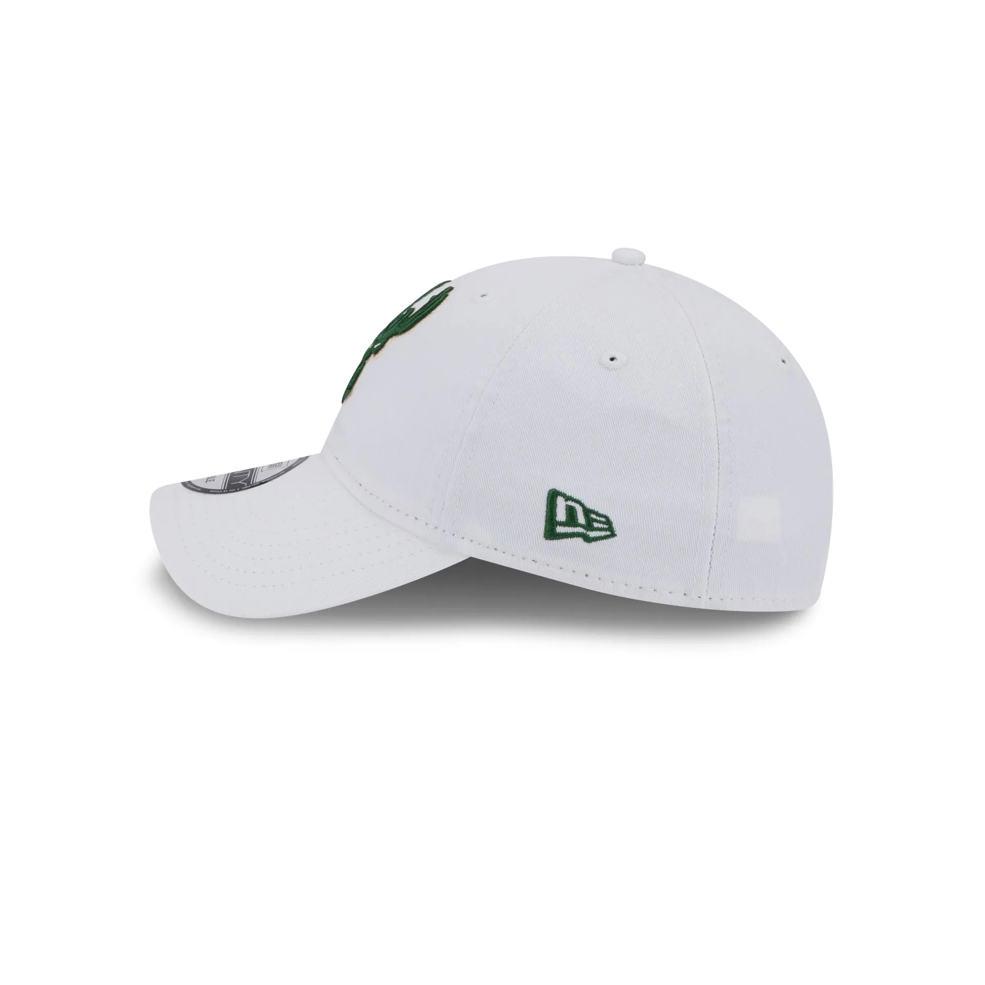 Milwaukee Bucks White 9TWENTY Adjustable Hat