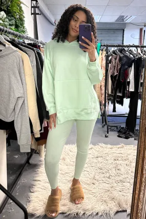 Mint Oversized Hoodie And Leggings Co-ord Set - Renee