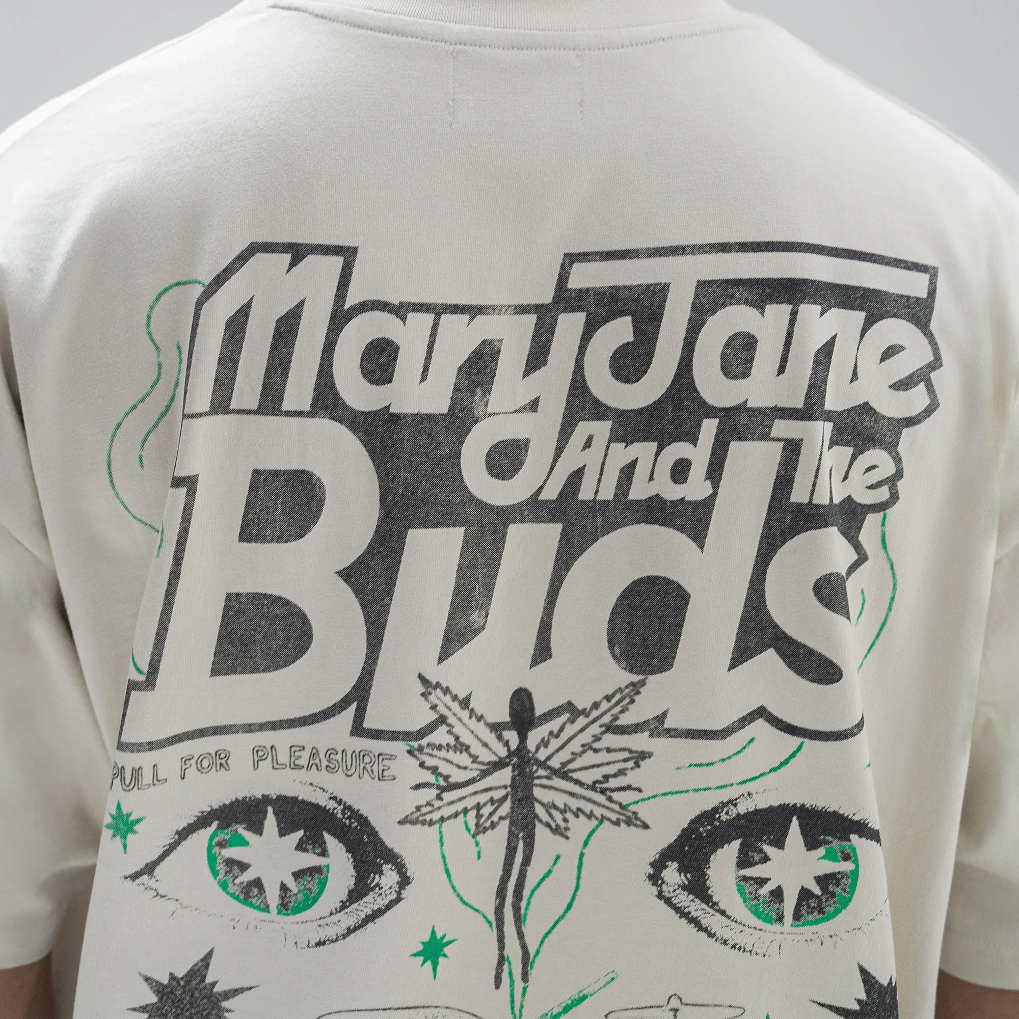 MJ & THE BUDS 'TOUR TEE' 'SMOKE GREEN'