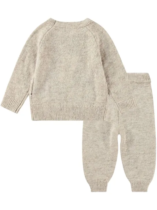 Molo   Wool blend knit sweater and pants 