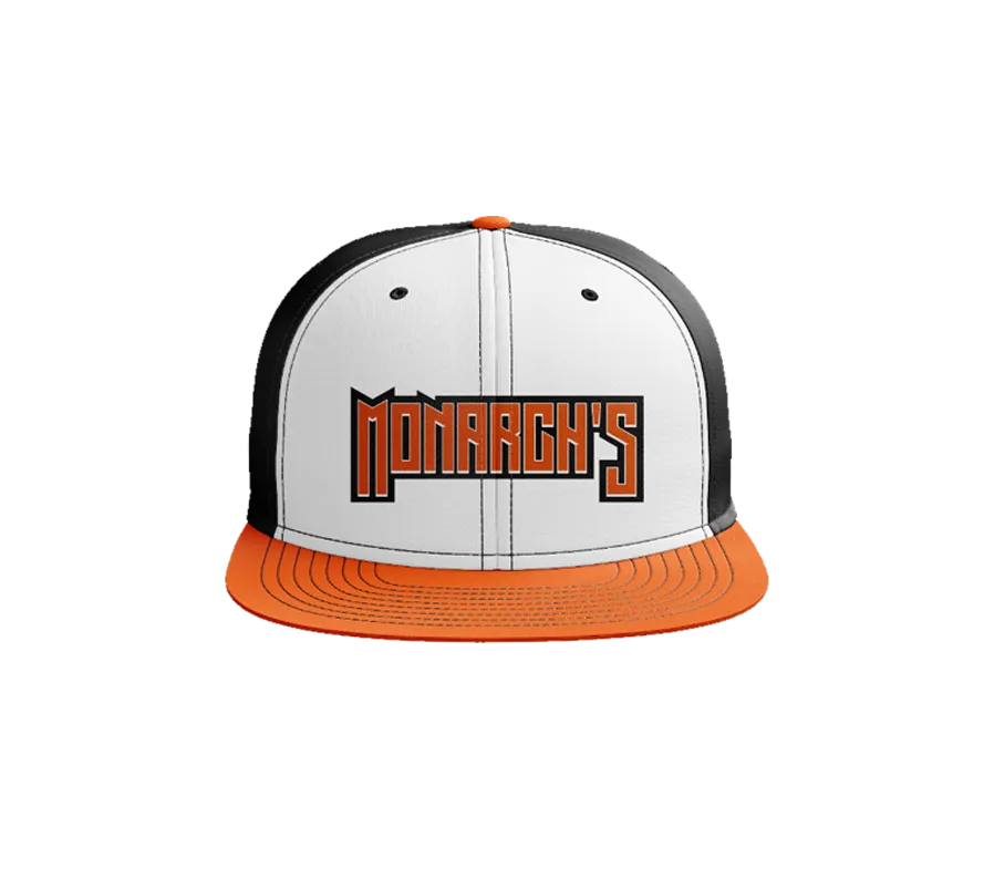 Monarchs - Orange/Black/White Hat