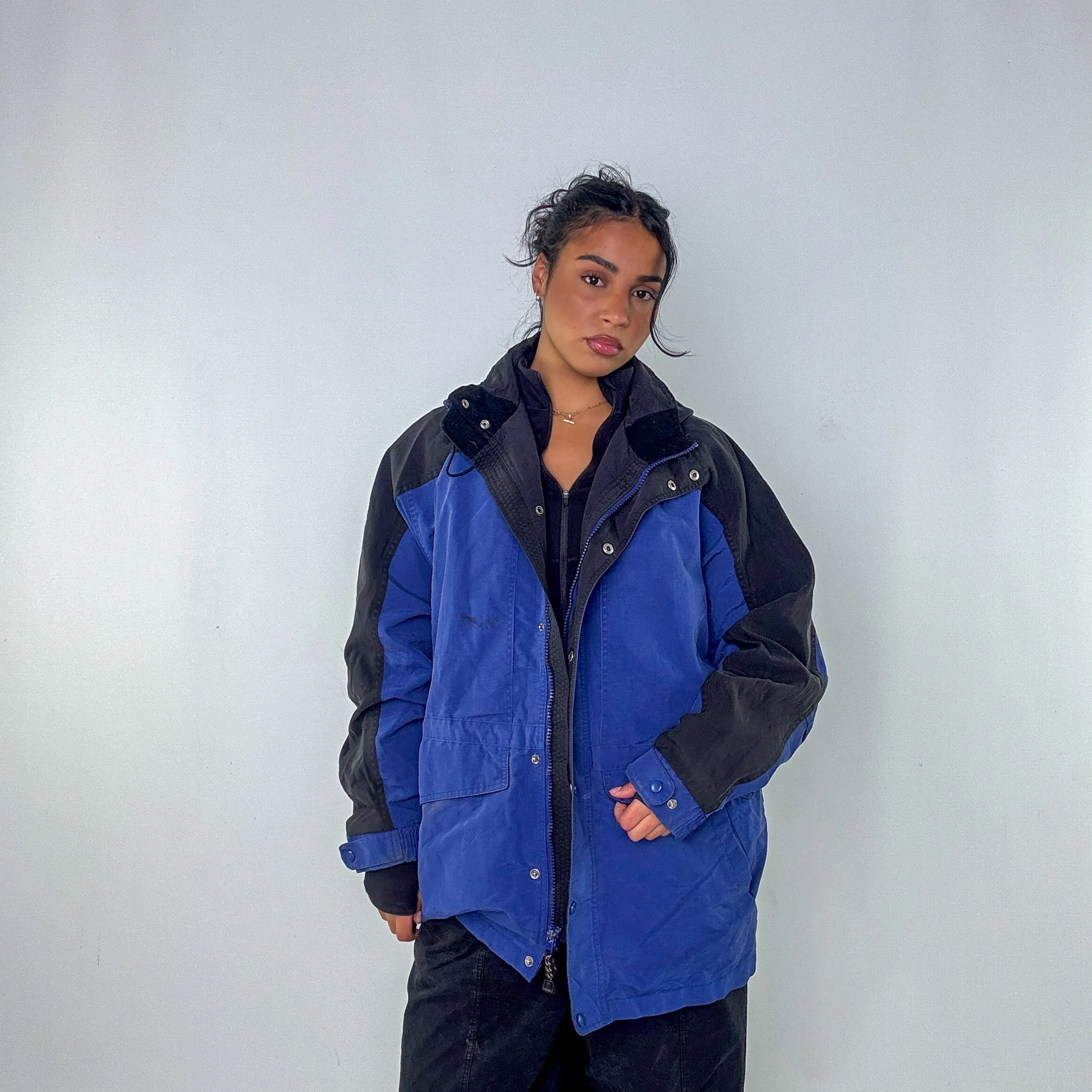 Navy Blue y2ks Carhartt Rain Jacket (XXL)