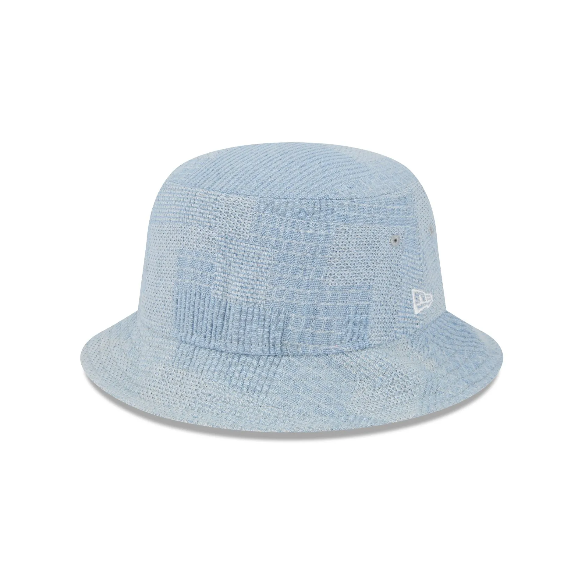 New Era Cap Patch Denim Bucket Hat