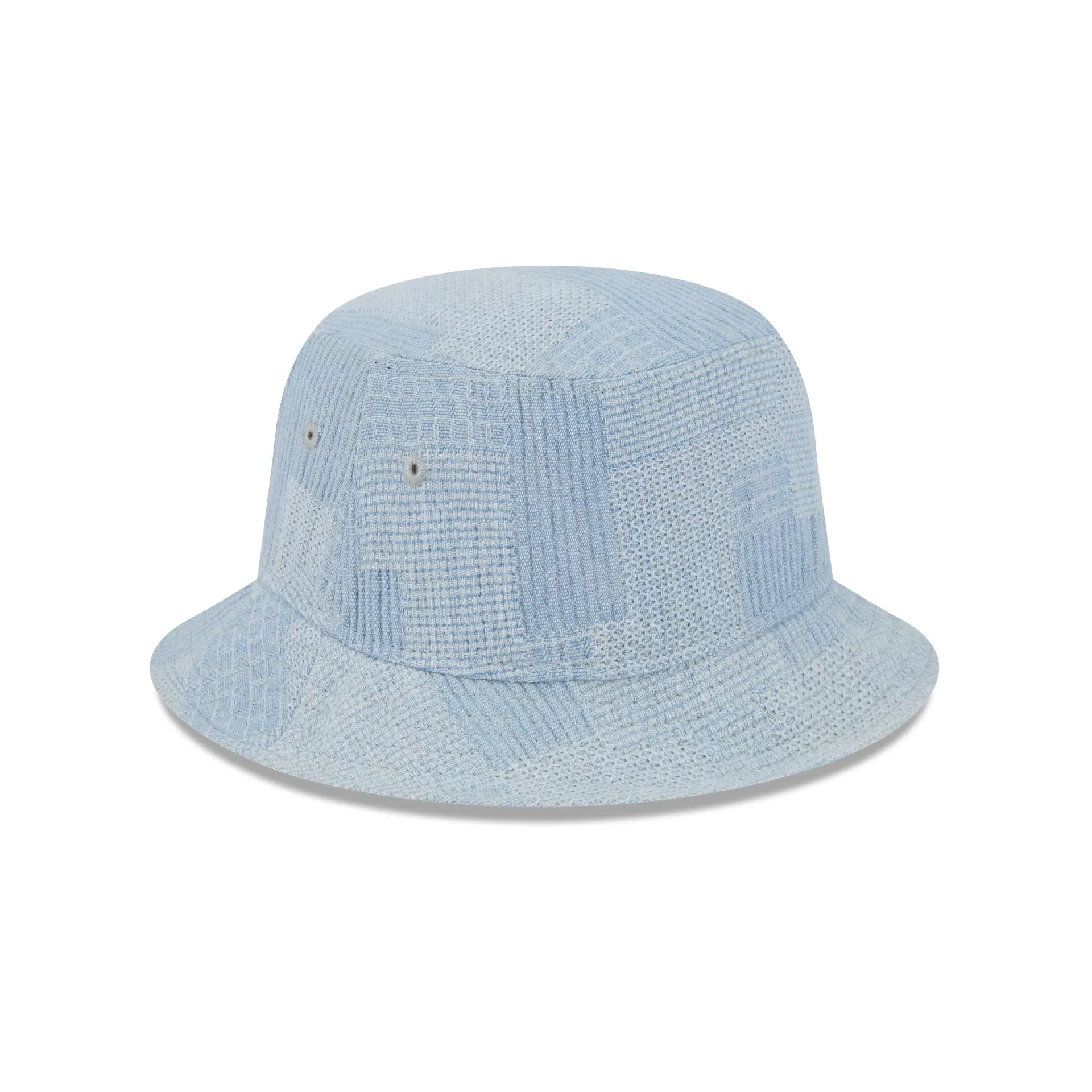 New Era Cap Patch Denim Bucket Hat