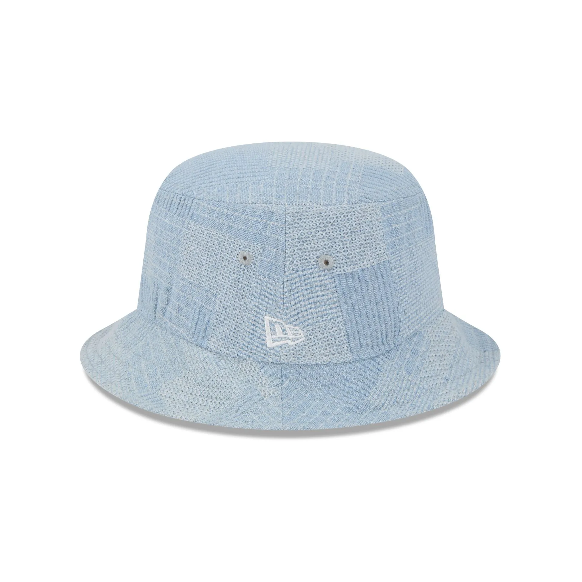 New Era Cap Patch Denim Bucket Hat