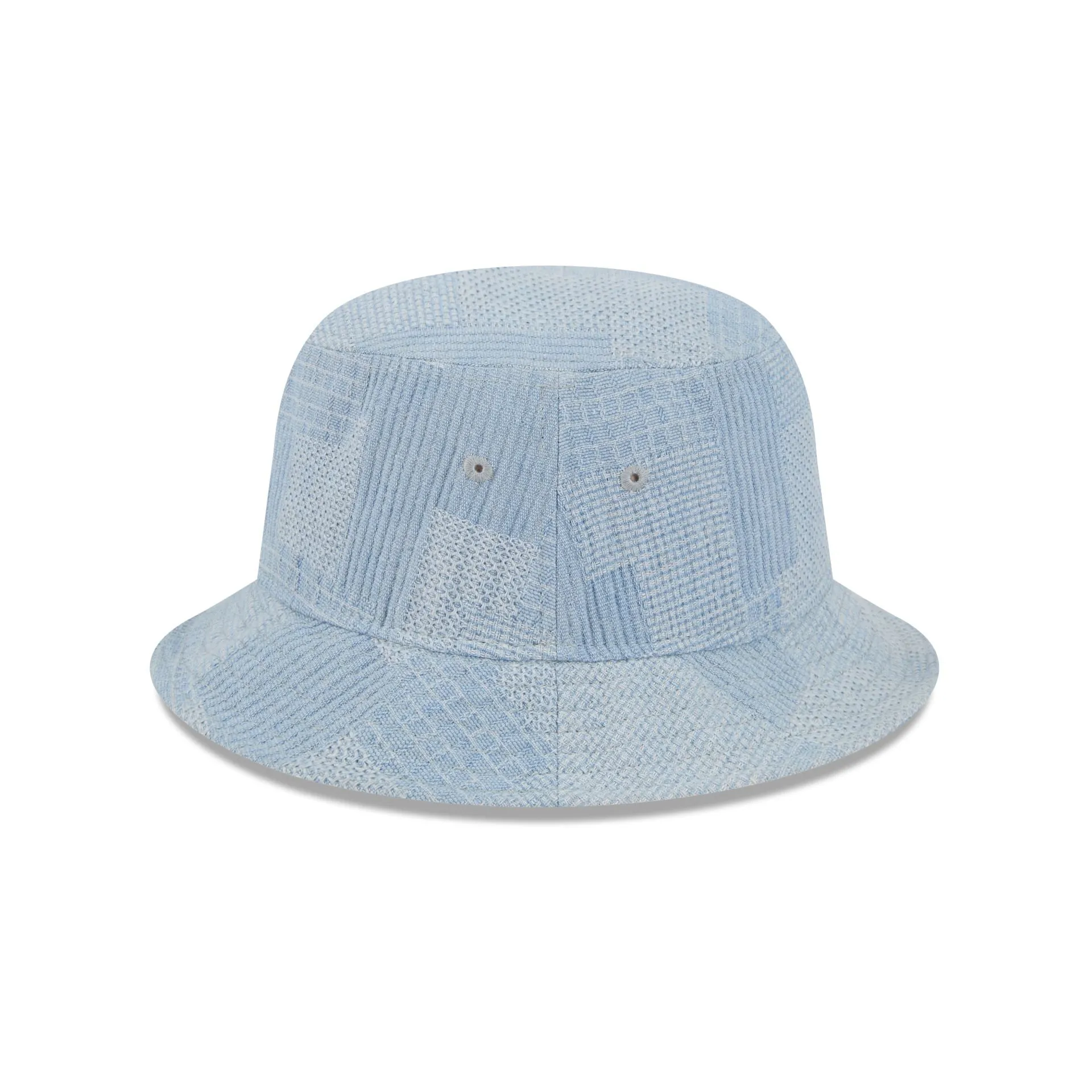 New Era Cap Patch Denim Bucket Hat