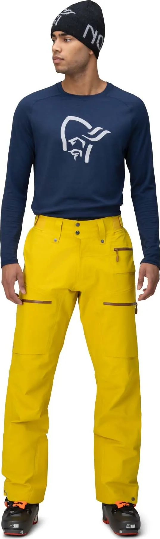 Norrøna Men's Lofoten GORE-TEX Pants Sulphur | Buy Norrøna Men's Lofoten GORE-TEX Pants Sulphur here | Outnorth