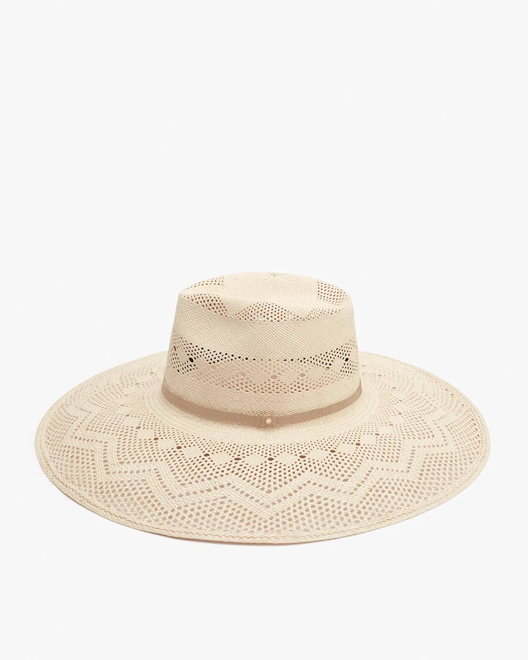 Open Weave Wide Brim Ecuador Hat