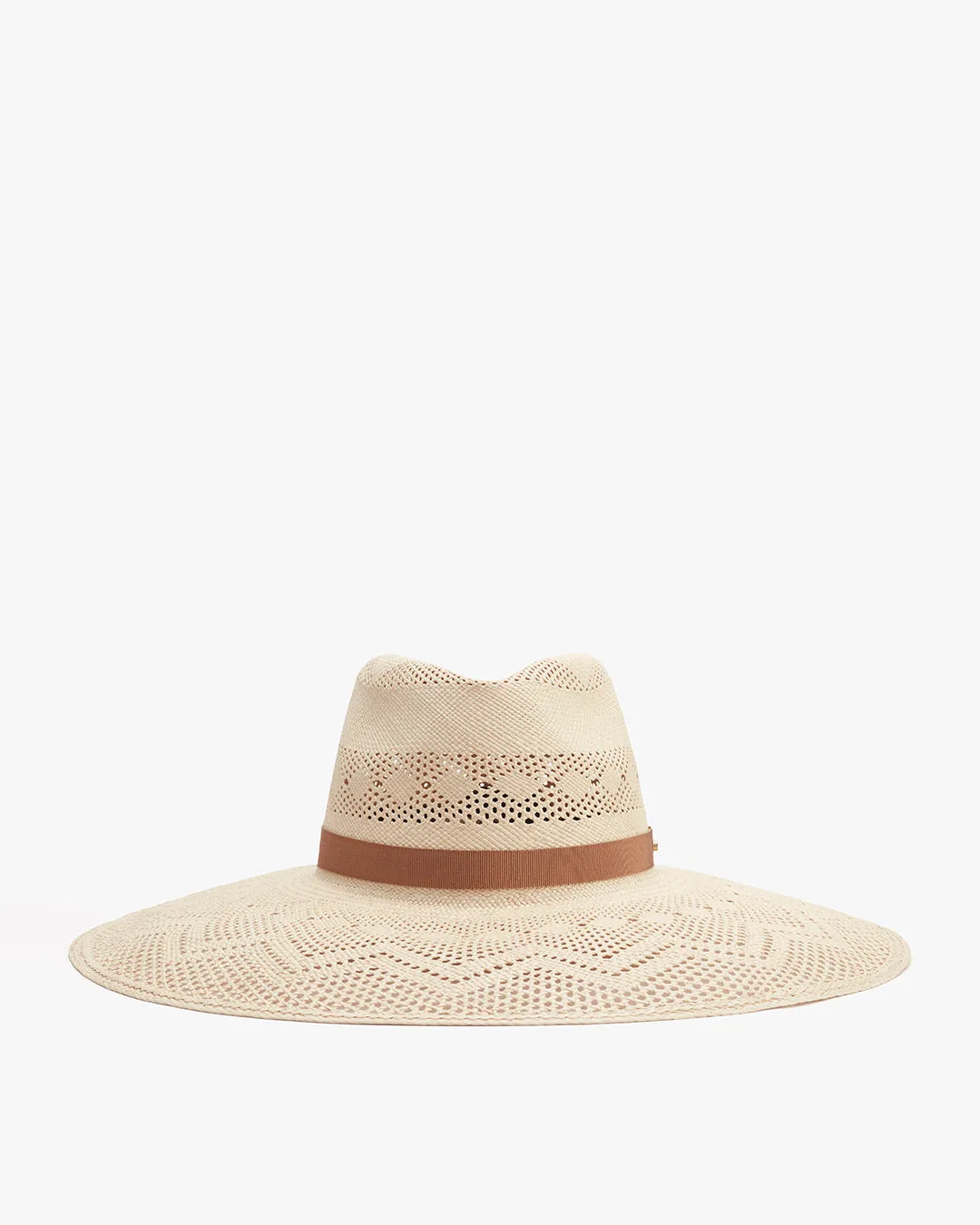 Open Weave Wide Brim Ecuador Hat