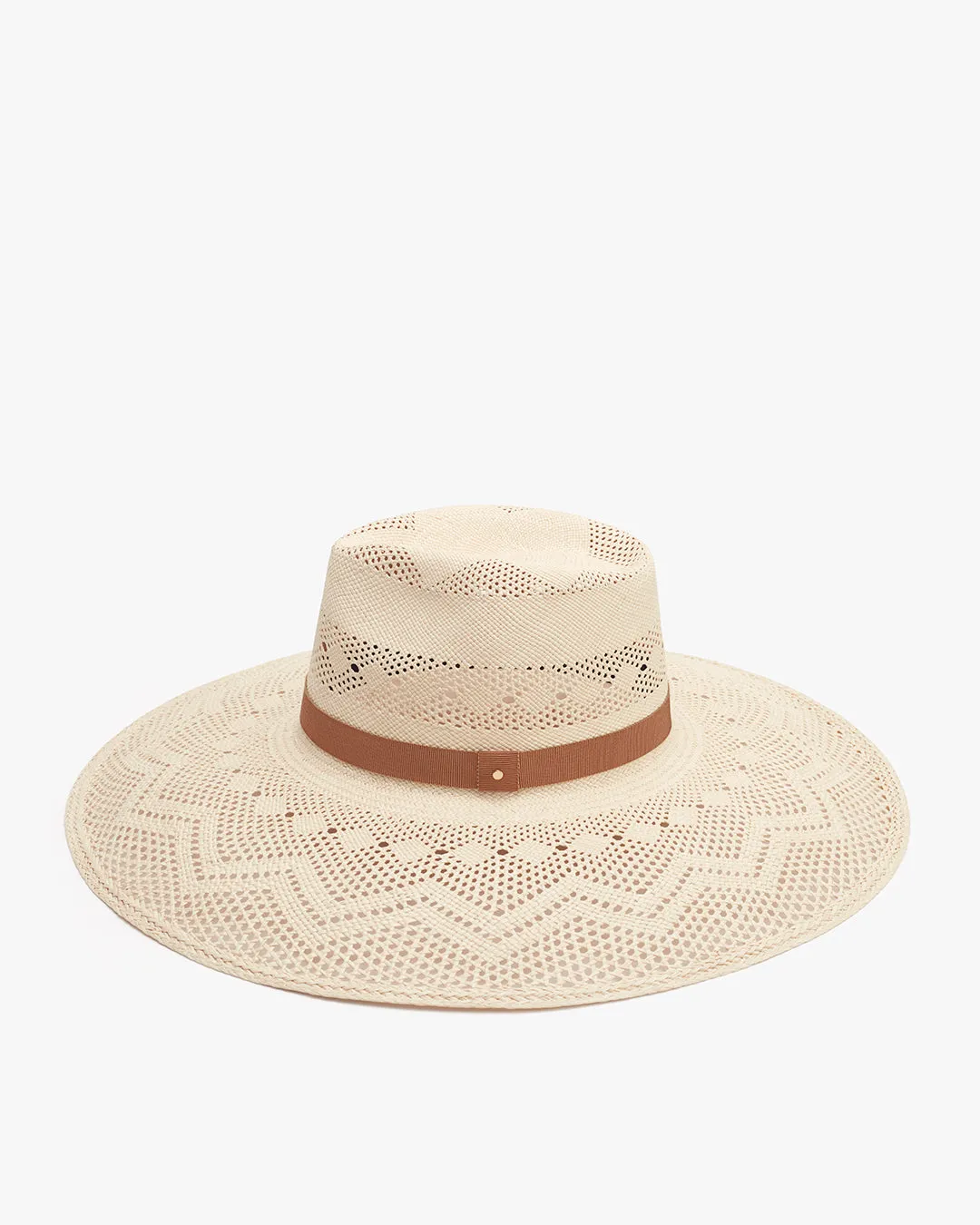 Open Weave Wide Brim Ecuador Hat