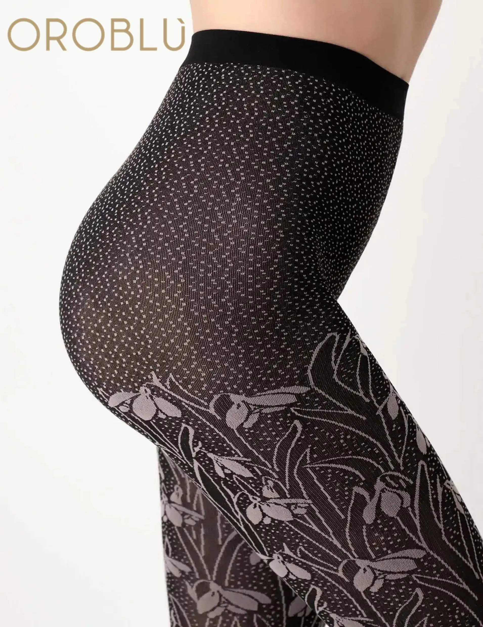 Oroblu I Love First Class Tights Flowers