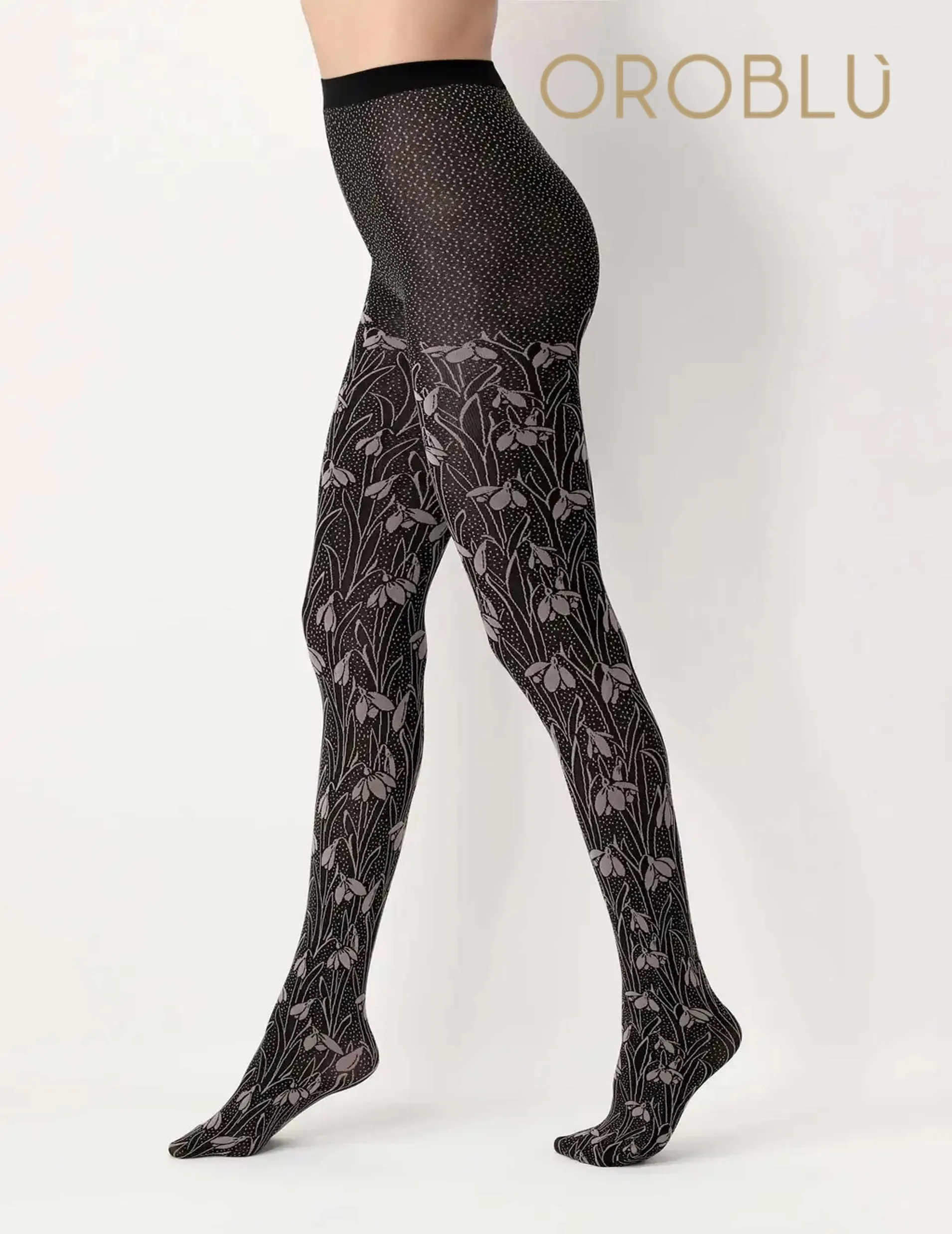 Oroblu I Love First Class Tights Flowers