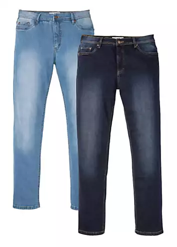 Pack of 2 Pairs of Jeans by bonprix | Look Again