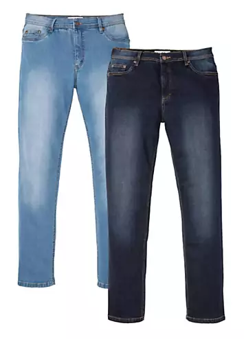 Pack of 2 Pairs of Jeans by bonprix | Look Again