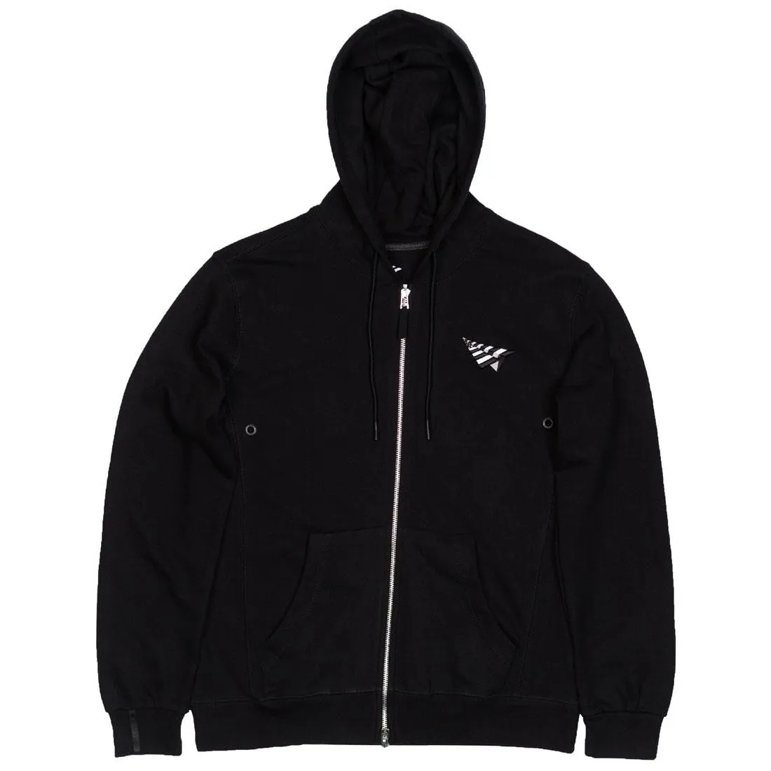 Paper Planes Men Plane Zip Up Hoody (black)