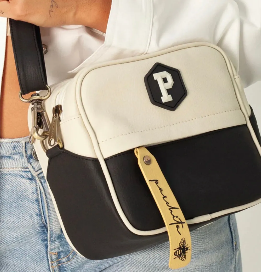 PARCHITA Panal Negro Bag