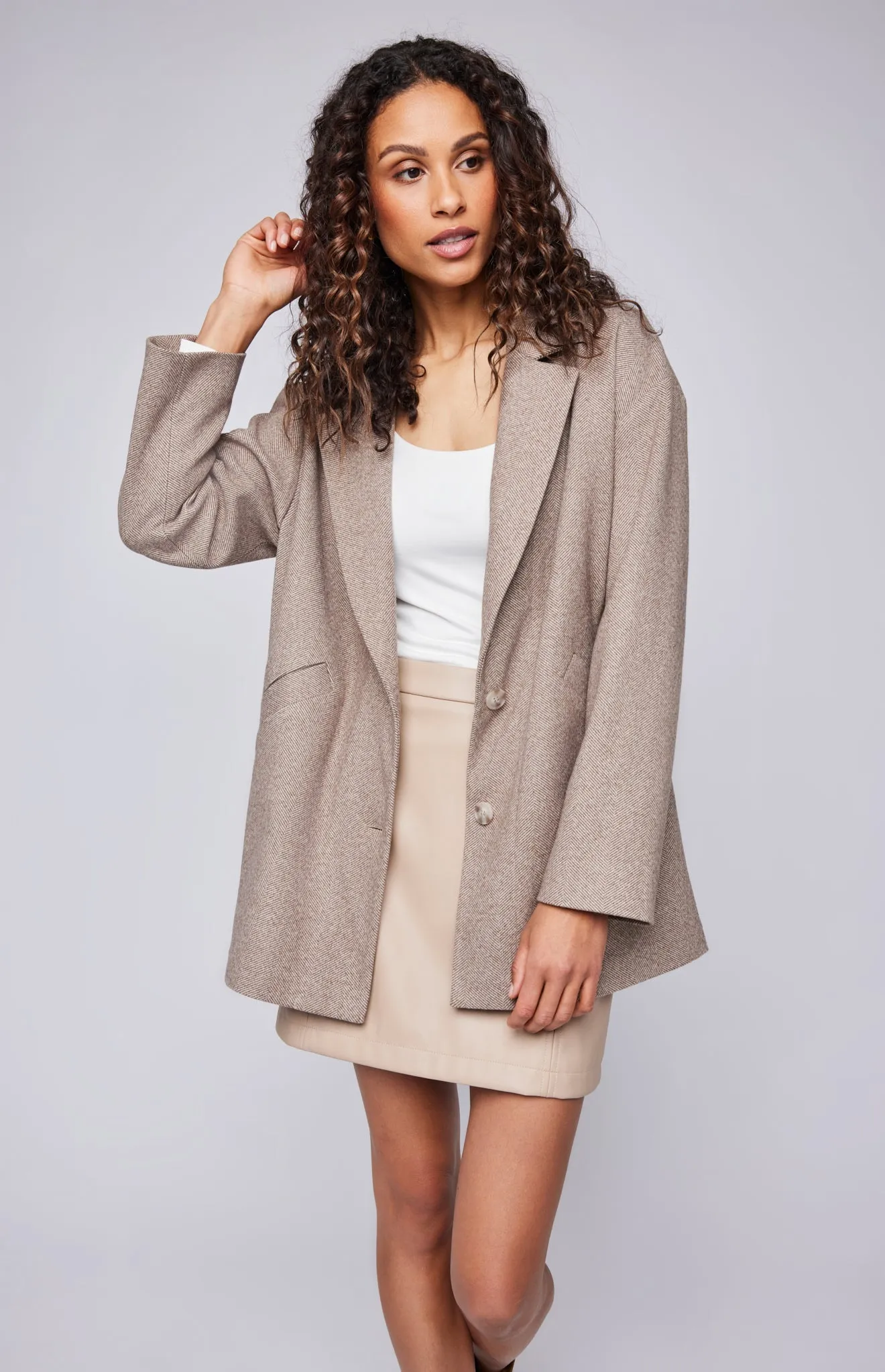 Pascal Herringbone Coat