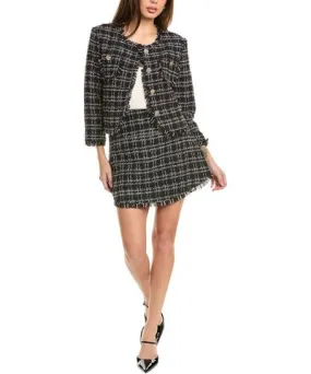 Pascale La Mode 2pc Tweed Jacket & Skirt Set