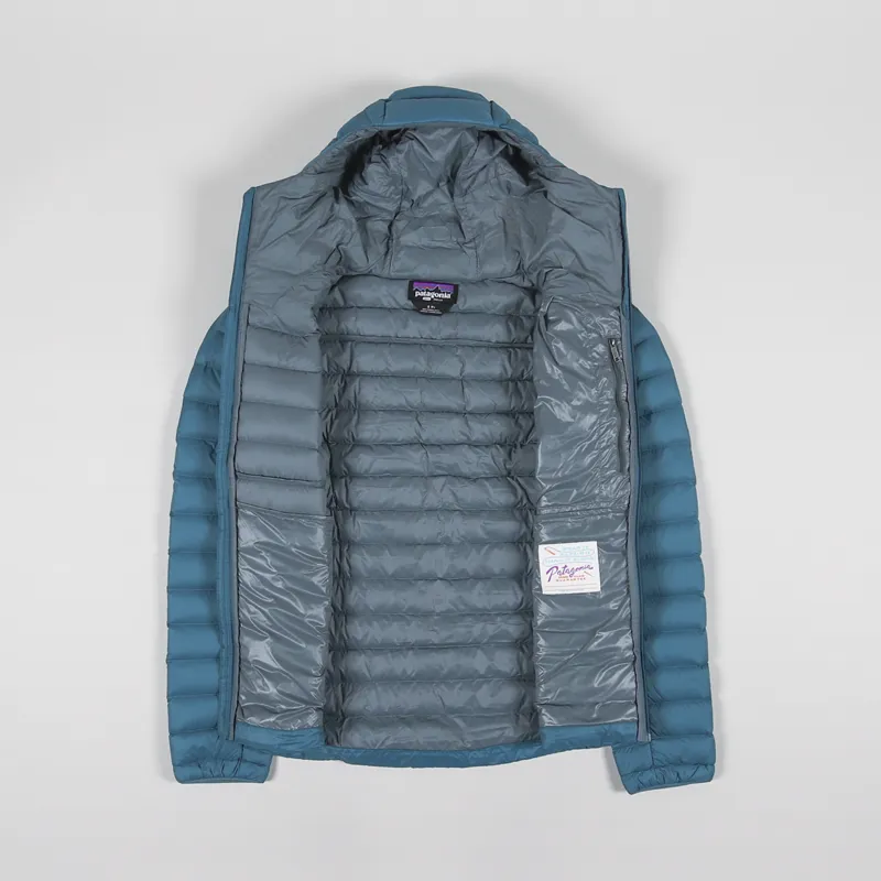 Patagonia Down Sweater Hoody Wavy Blue