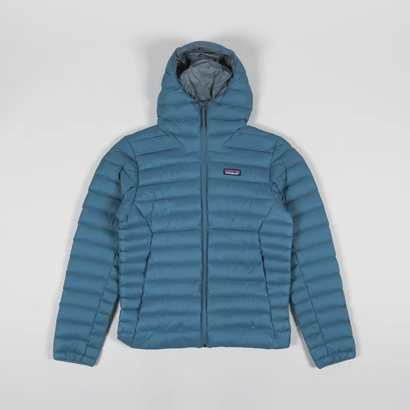 Patagonia Down Sweater Hoody Wavy Blue