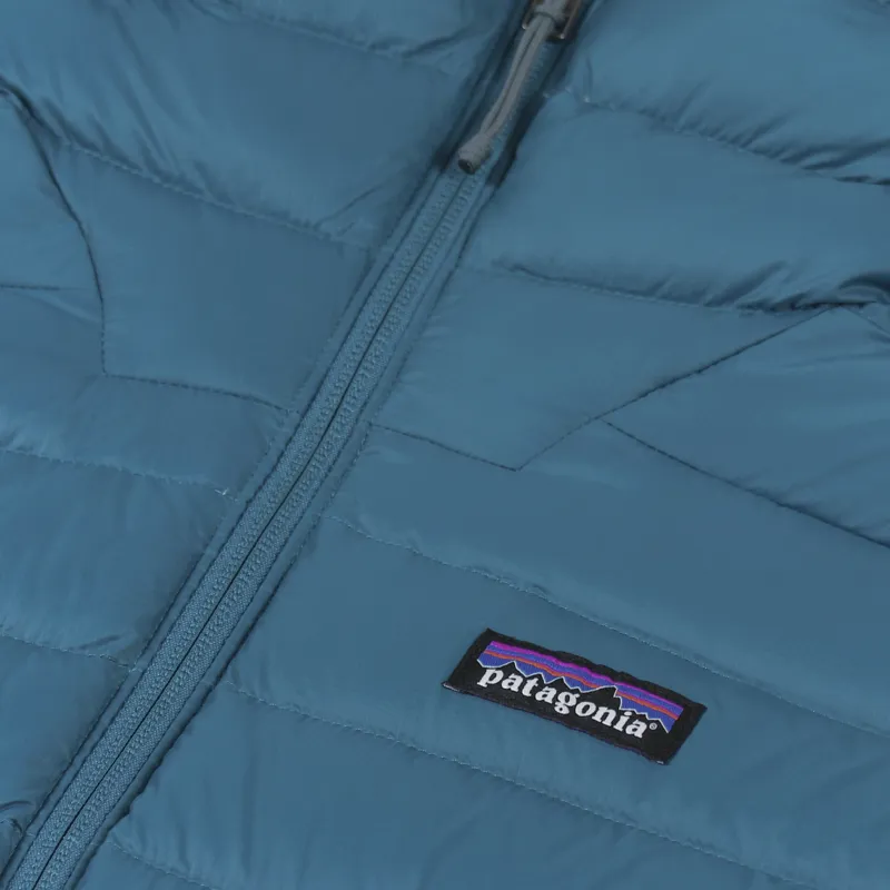 Patagonia Down Sweater Hoody Wavy Blue