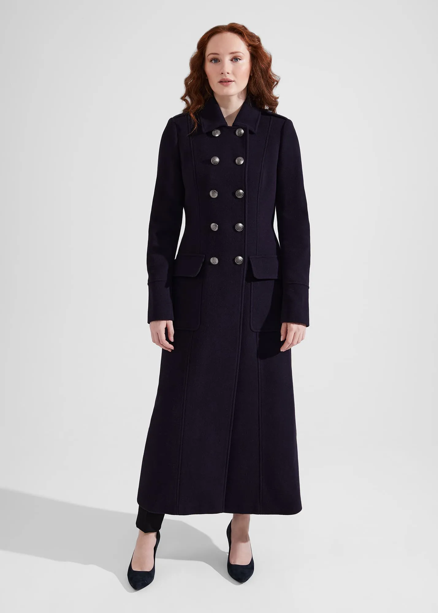 Petite Iris Italian Wool Maxi Coat 