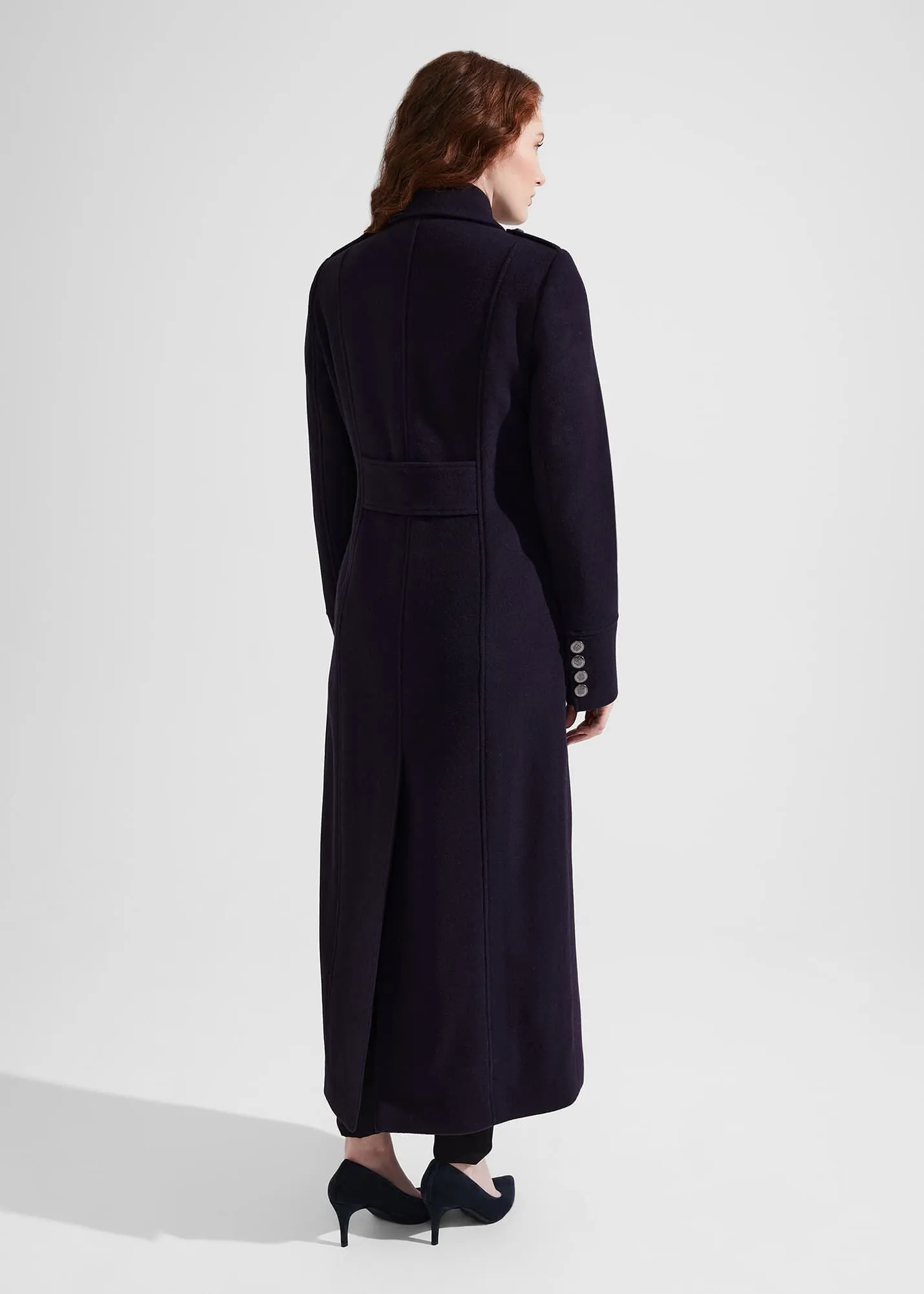 Petite Iris Italian Wool Maxi Coat 