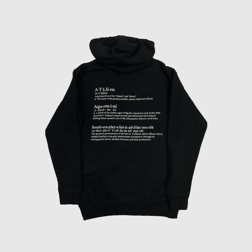 Pleasures Vocabulary Hoody - Black