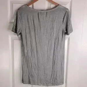 POL Gray Pocket Tee