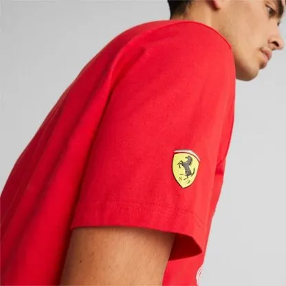 Puma 53818402 Mens Ferrari Race Big Shield Tee Red