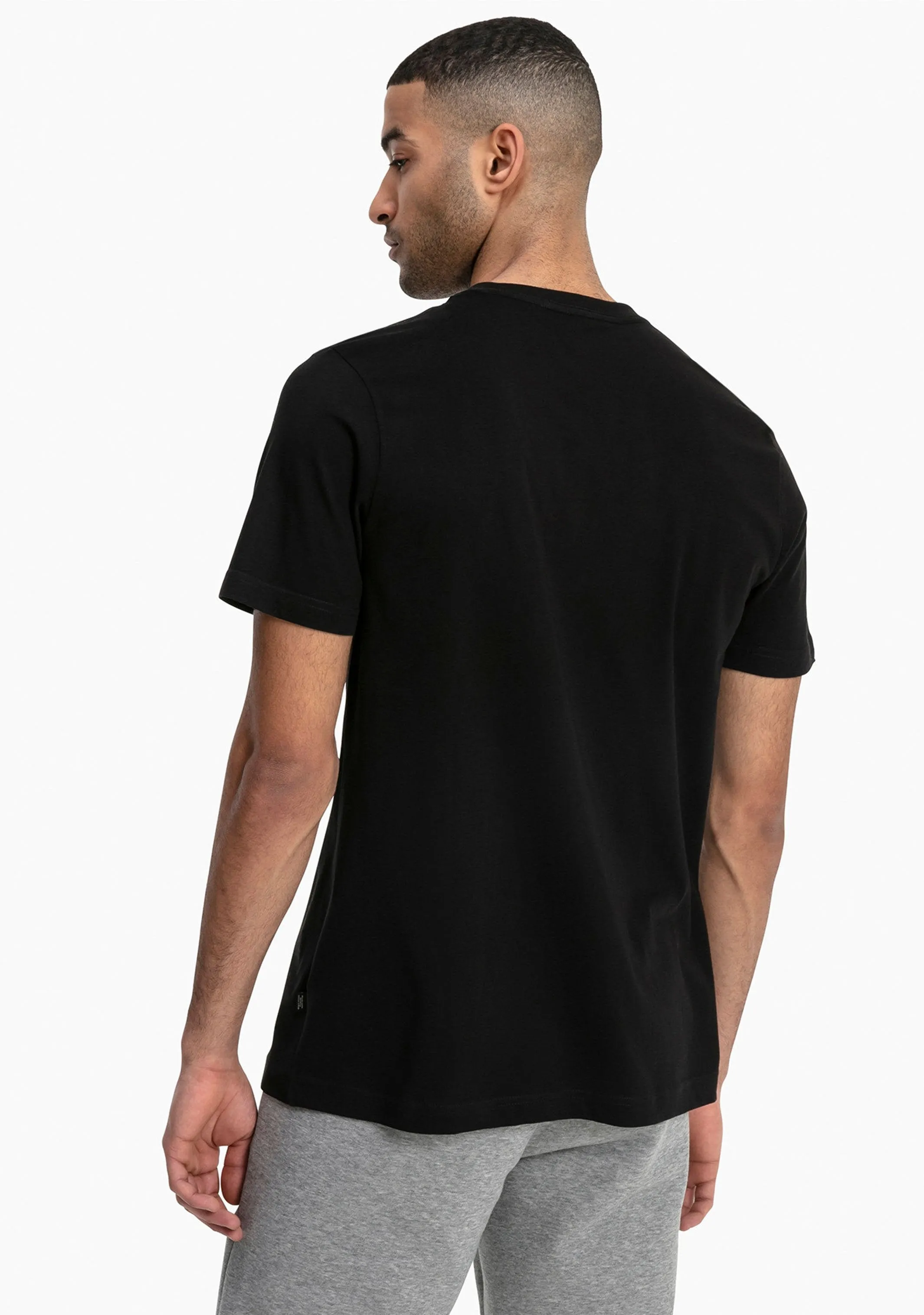 Puma Mens Essential Logo Tee Black  854742 01