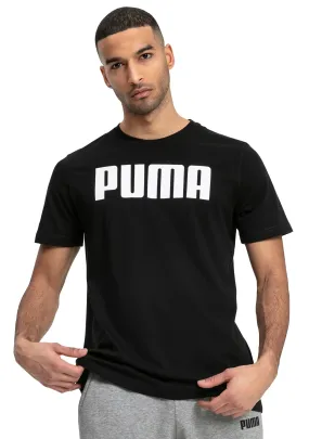 Puma Mens Essential Logo Tee Black  854742 01