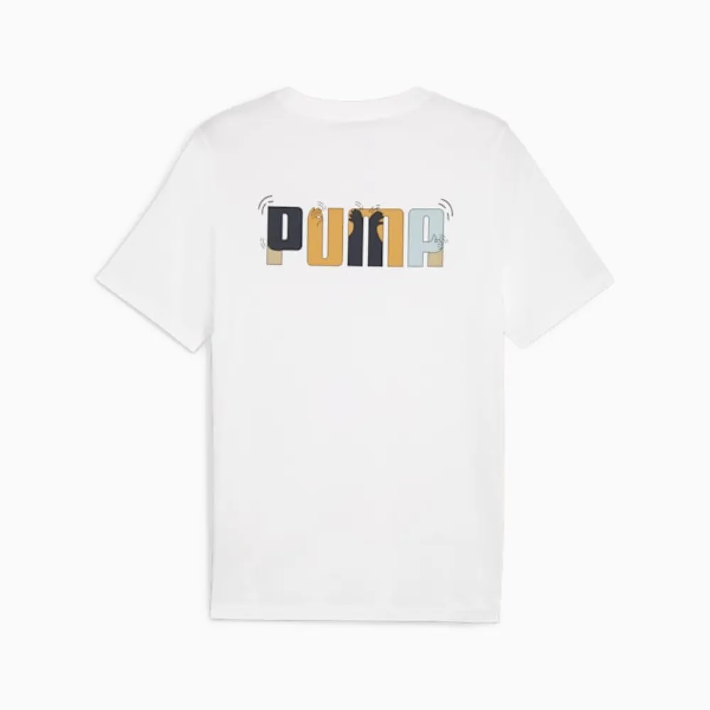 Puma  Mens Graphics Feel Good Tee White