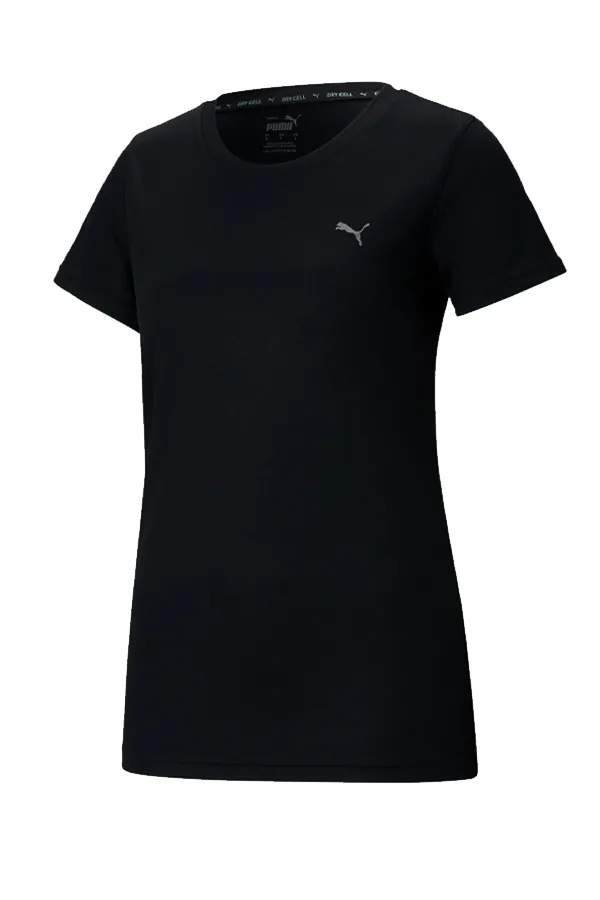 PUMA Women Performance Logo Tee Black