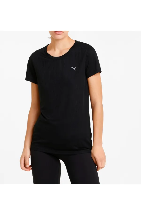 PUMA Women Performance Logo Tee Black