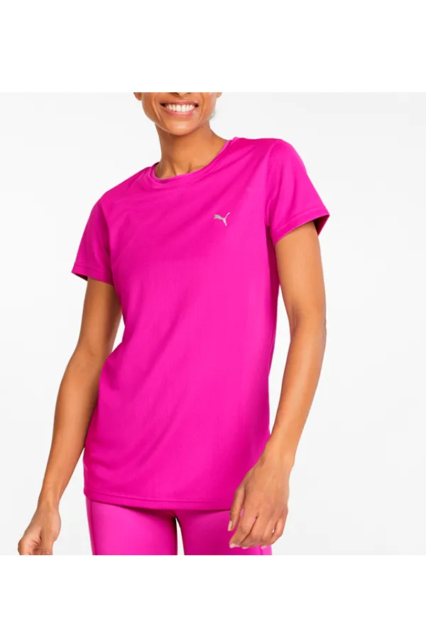 PUMA Women Performance Logo Tee Pink