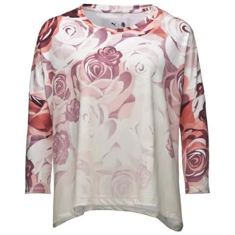 Puma X Careaux Long Sleeve Rose Tee Women 571722-03