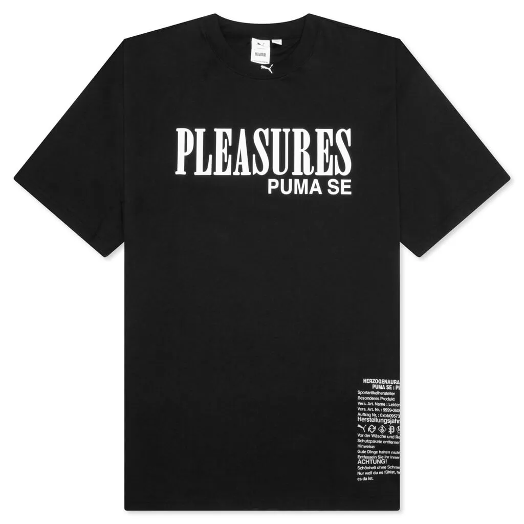 Puma x Pleasures Typo Tee - Black