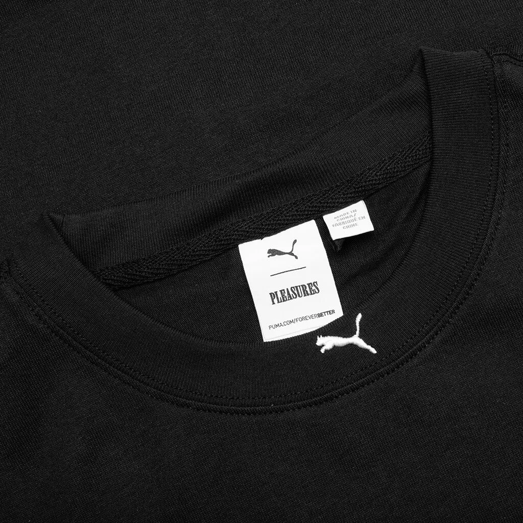 Puma x Pleasures Typo Tee - Black