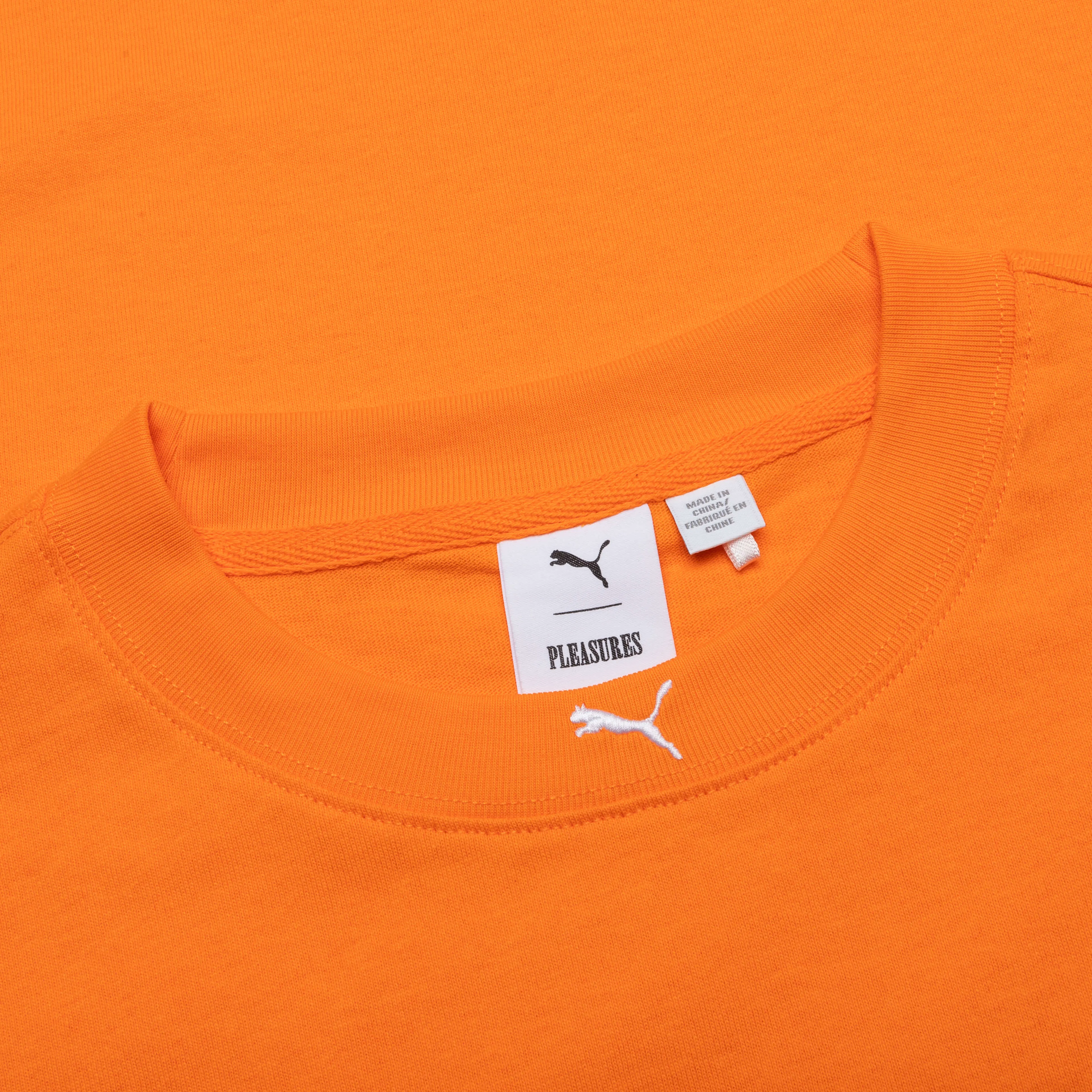 Puma x Pleasures Typo Tee - Orange