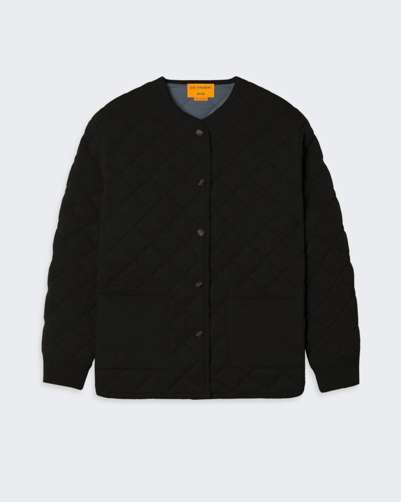 Quilted Liner Jacket - Black