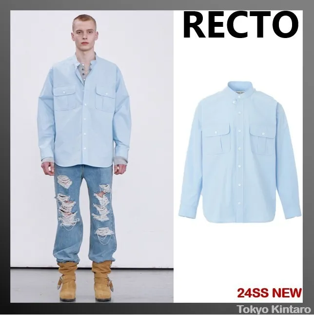 RECTO  |Street Style Cotton Shirts