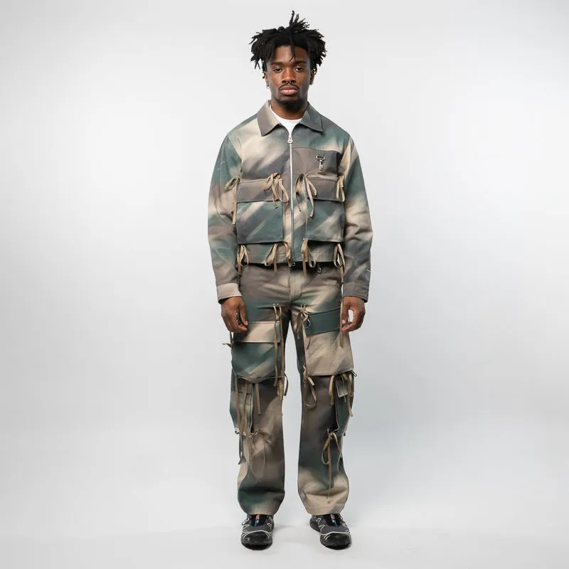 Reese Cooper Modular Pocket Cotton Twill Cargo Pant - Blurred Camo